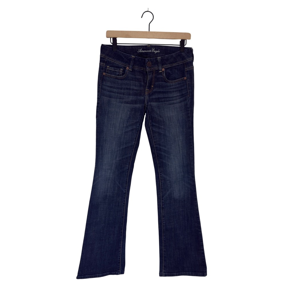 American Eagle Original Boot Jeans | Y2K Low Rise Dark Wash Bootcut Denim